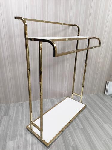 Изображение WhatsApp 2025-04-14 в 11.51.15_654b3207 801-22-073 Вешало-стойка. Золото+белый | ECONOMPANEL.BY